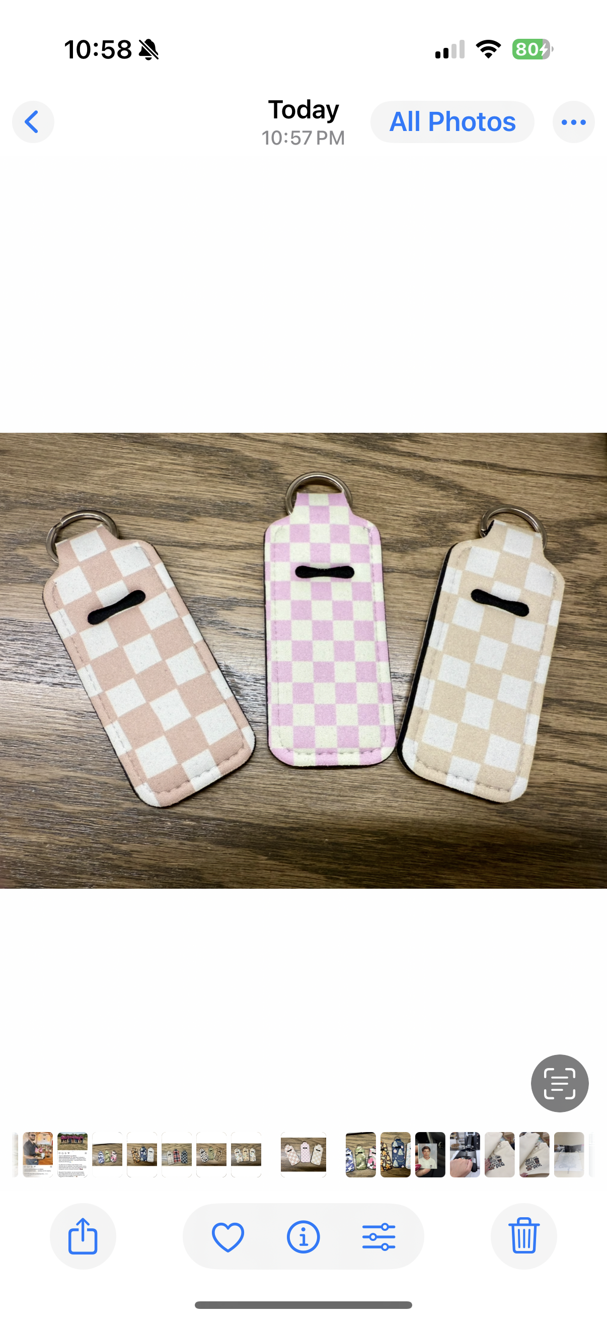 CHAPSTICK HOLDER KEY RING PATTERNS