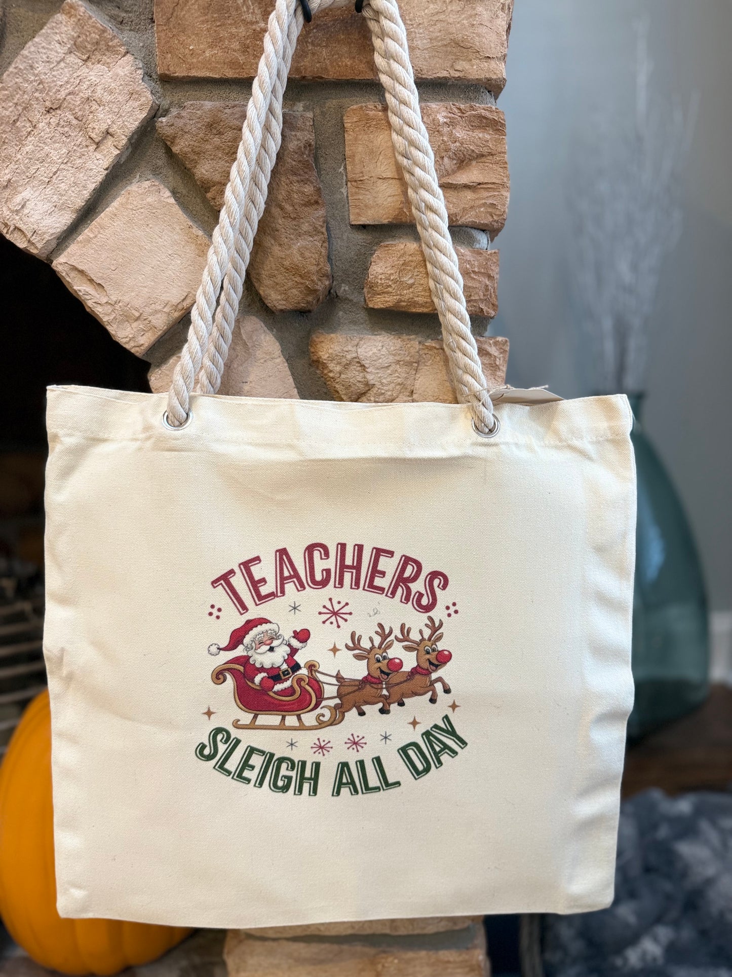 Teacher/Books/Reading Canvas Tote Bags