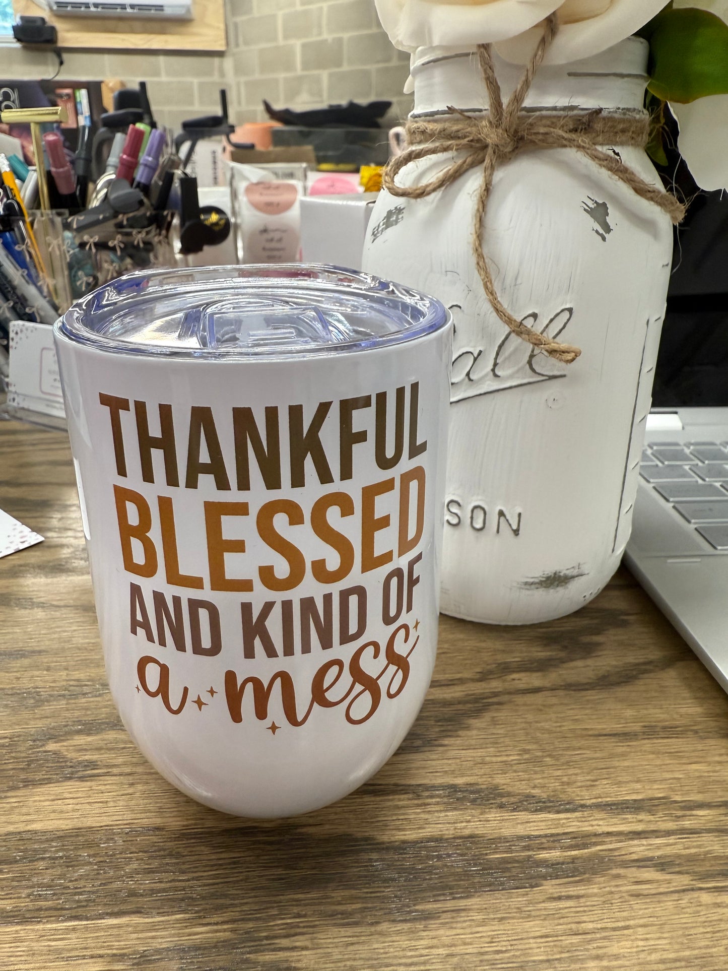12 oz Wine Tumblers