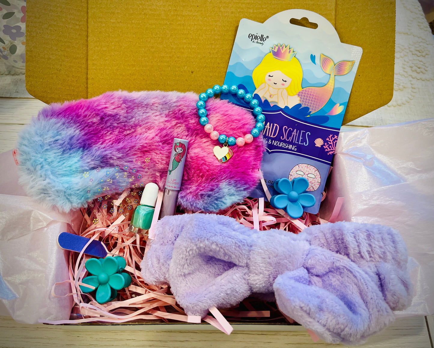 Girls Mermaid Spa Gift Box