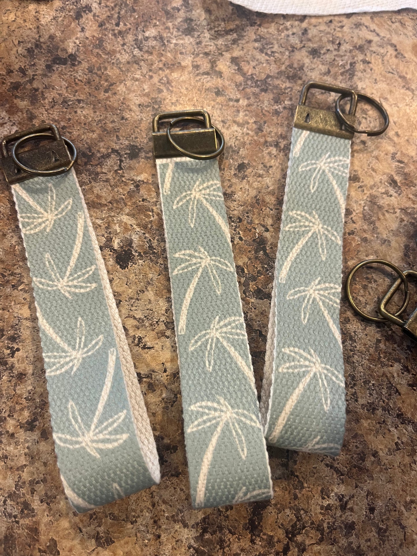 Summer Canvas Wristlet Key Chains – Ready to Ship Sale