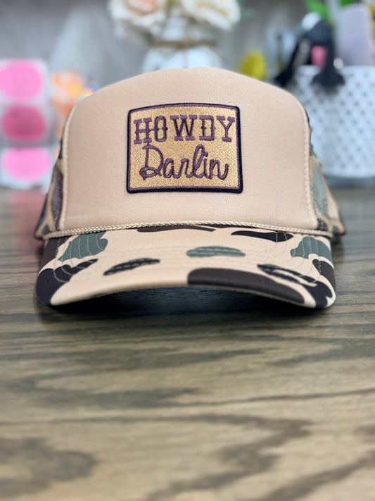 Howdy Darlin Camo-Trucker Hat