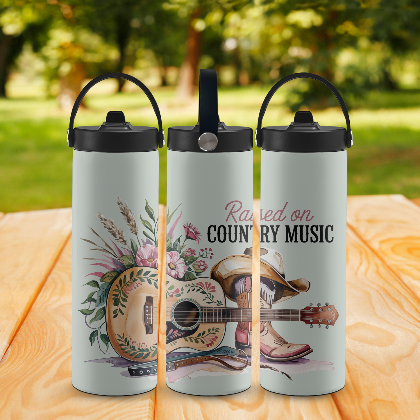Personalized 20 oz Leak-Proof Water Bottle | Stainless Steel School Tumbler with Handle