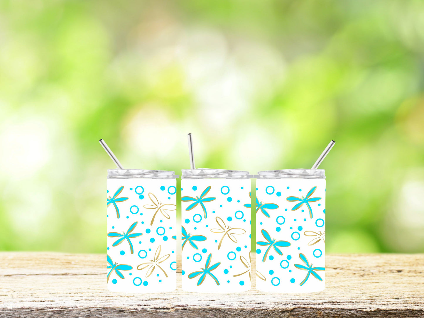 12oz Stainless Steel Skinny Tumblers – Perfect for Kids (Choose your Design)