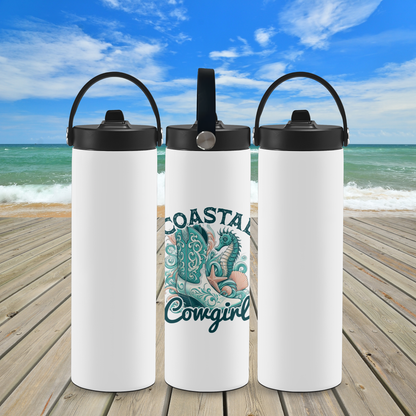 Coastal Cowgirl Boots & Starfish Tumbler, Tote Bag & Accessories 🤠🌊
