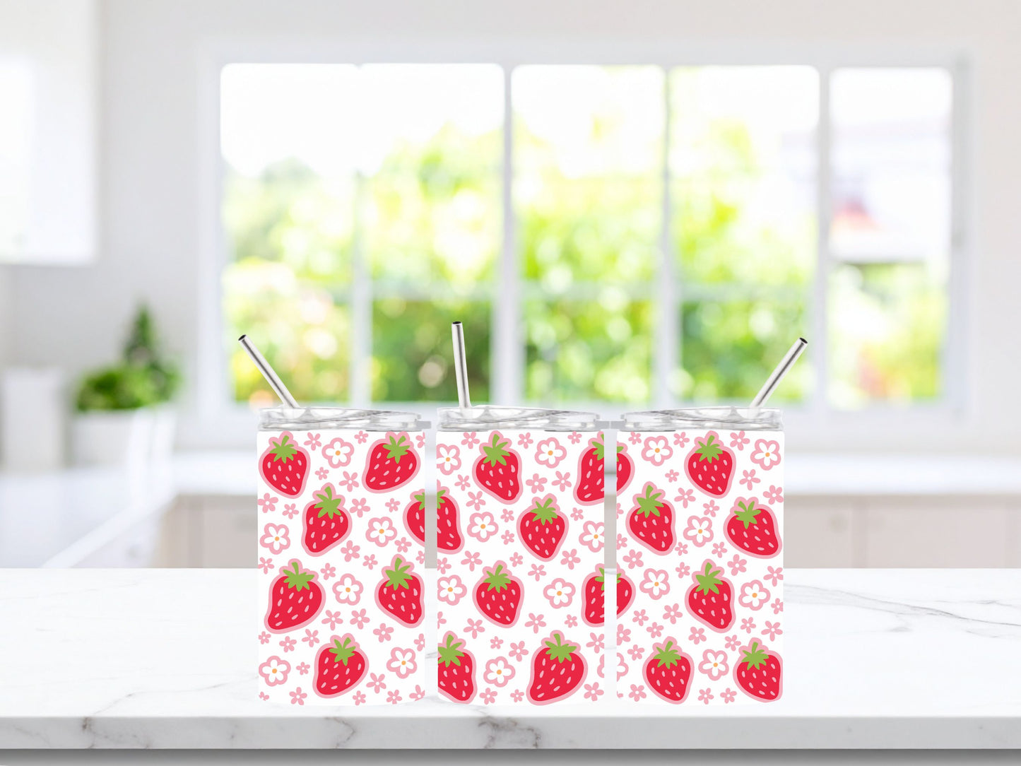 12oz Stainless Steel Skinny Tumblers – Perfect for Kids (Choose your Design)