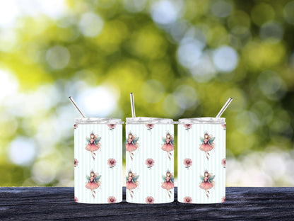 12oz Stainless Steel Skinny Tumblers – Perfect for Kids (Choose your Design)