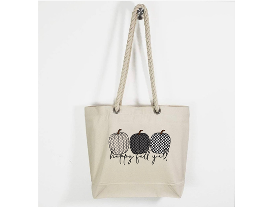 Fall Season Canvas Tote Bag 🍂👜