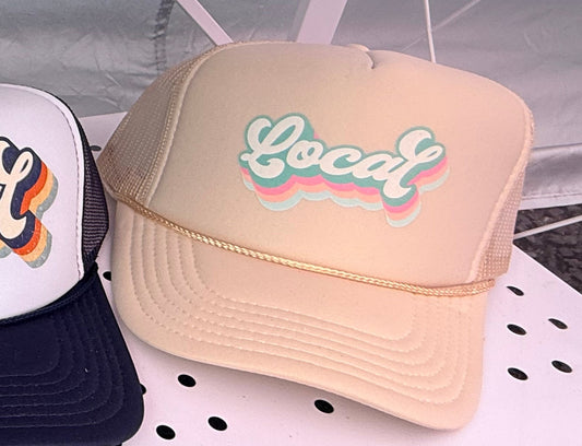 Local-Trucker Hat -Beige