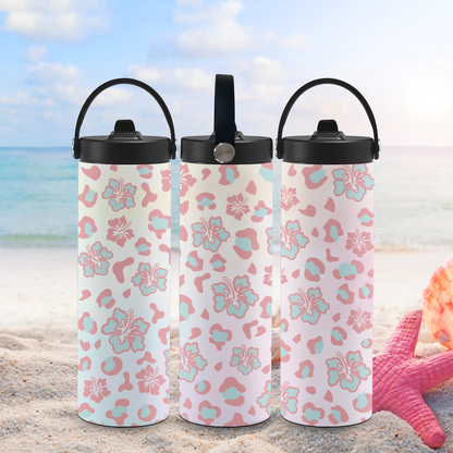 Personalized 20 oz Leak-Proof Water Bottle | Stainless Steel School Tumbler with Handle