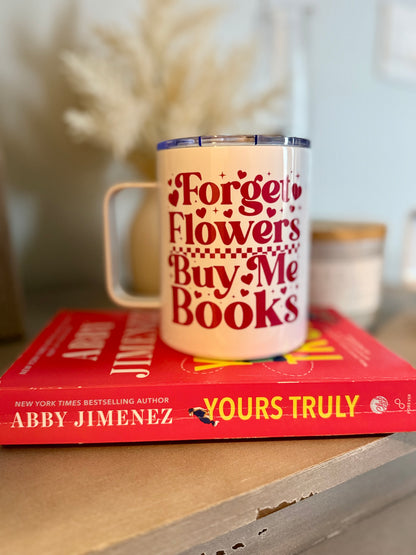 12 oz Stainless Steel Travel Mug, Bookish Designs, Gift for Her (Choose Style)