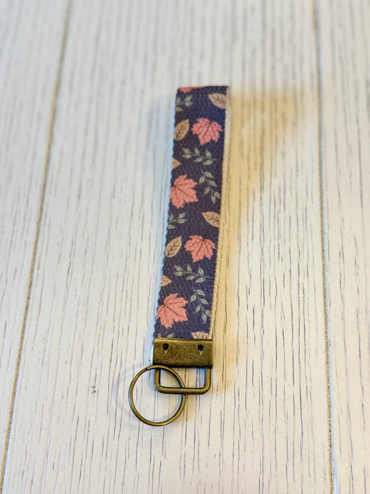 Fall & Halloween Canvas Keychain Wristlets – Functional & Festive 🍂🎃✨