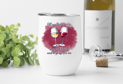 12 oz Wine Tumblers