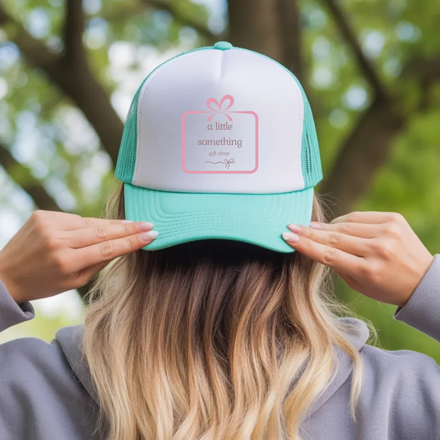 Custom Logo Trucker Hats – Perfect for Boutiques, Salons & Coastal Shops