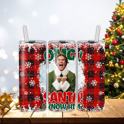 Holiday Season 20 oz Skinny Tumblers