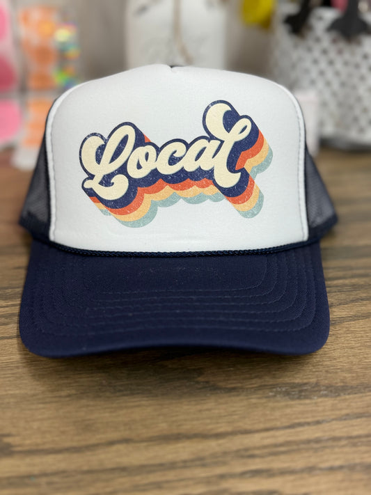 Local-Trucker Hat - Navy