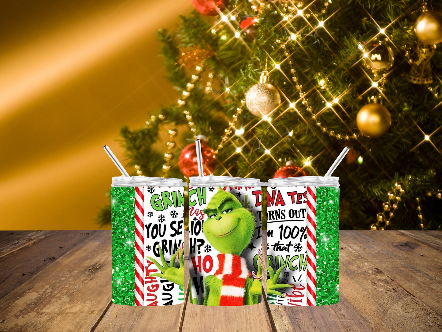 Kids Christmas 12 oz Skinny Tumbler- Holiday Edition