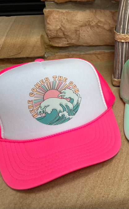 Here Come The Sun Trucker Hat