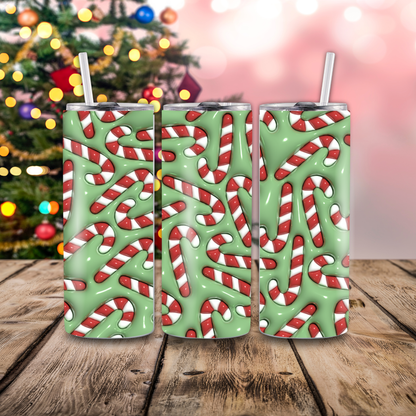 Holiday Season 20 oz Skinny Tumblers