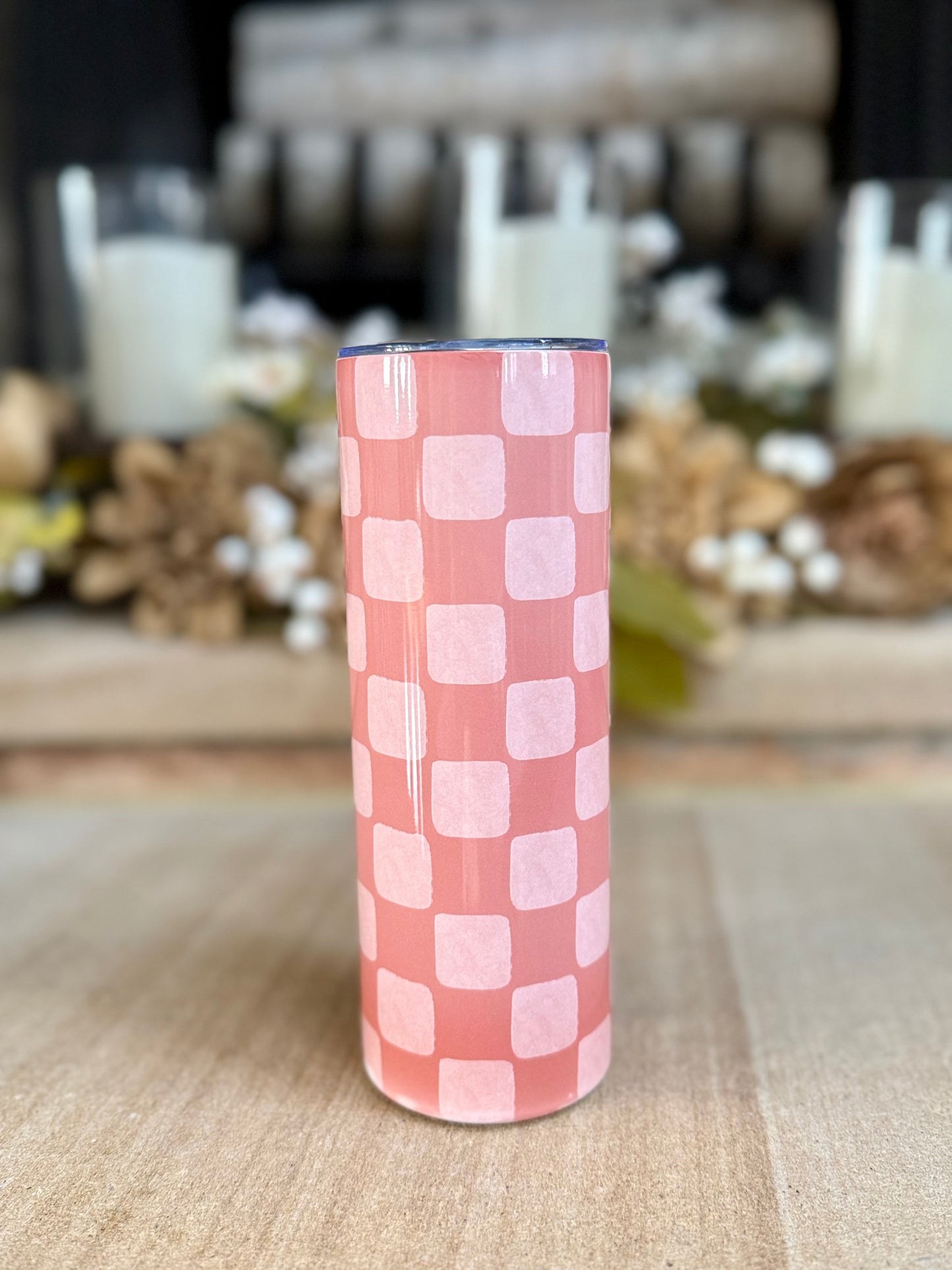 Checkered Skinny Tumbler Collection