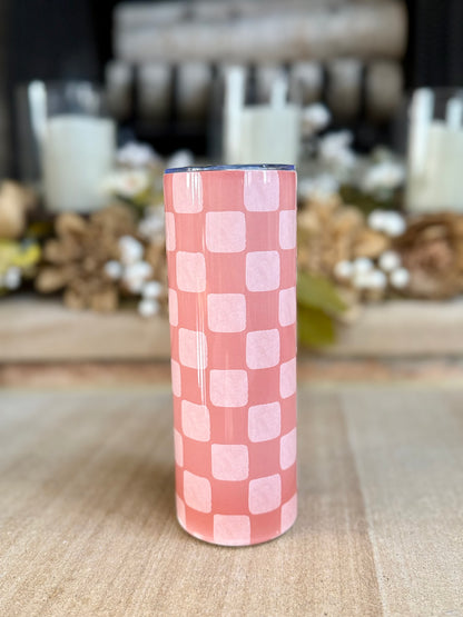 Checkered Skinny Tumbler Collection