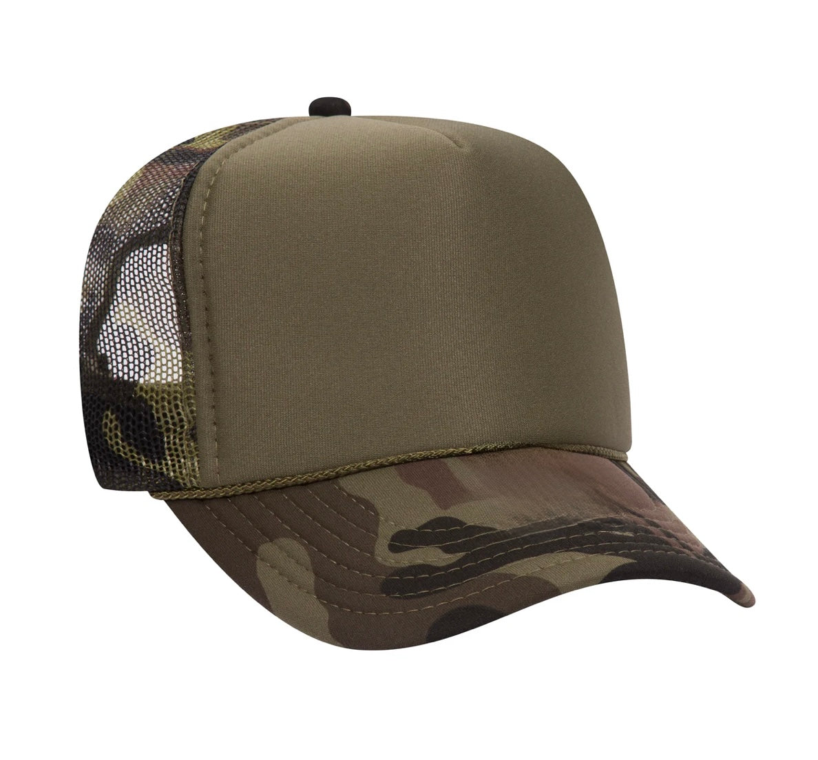 Bold puff vinyl hats made just for you – pick your color & saying!