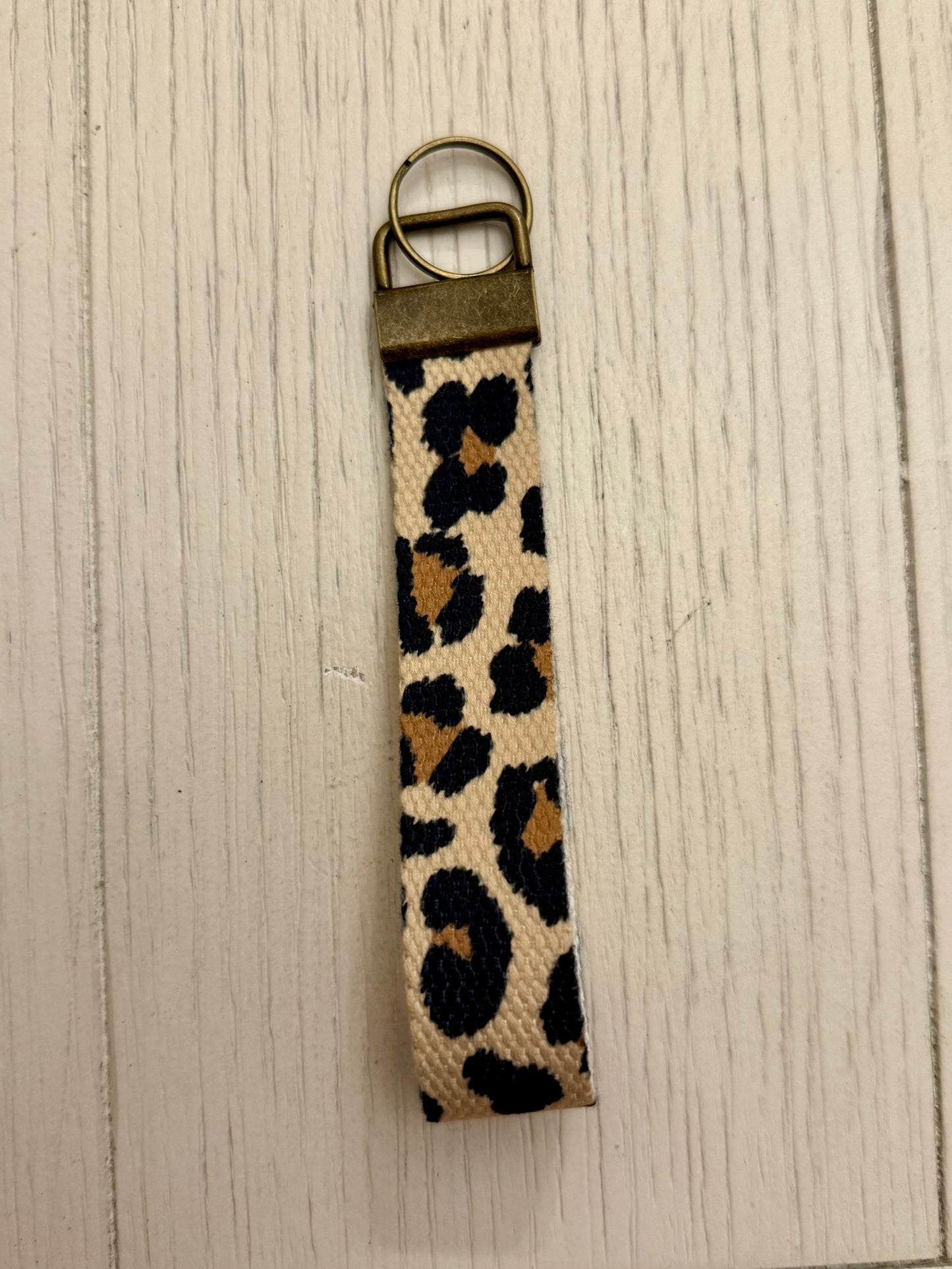 Canvas Wrist Keychain, Key Fob Wristlet