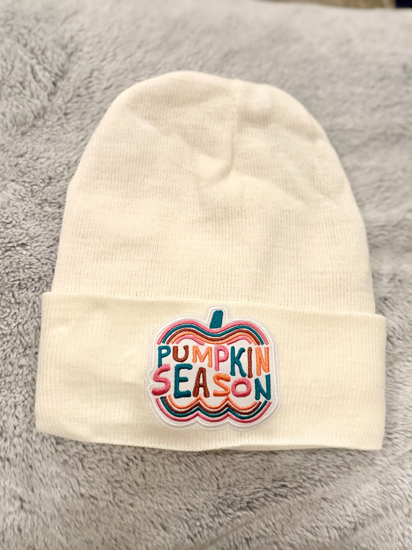 Pumpkin Season Silk-Lined Beanie