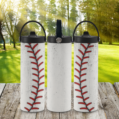 Personalized 20 oz Leak-Proof Water Bottle | Stainless Steel School Tumbler with Handle