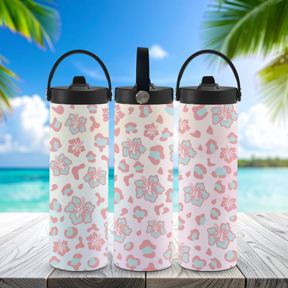 Personalized 20 oz Leak-Proof Water Bottle | Stainless Steel School Tumbler with Handle