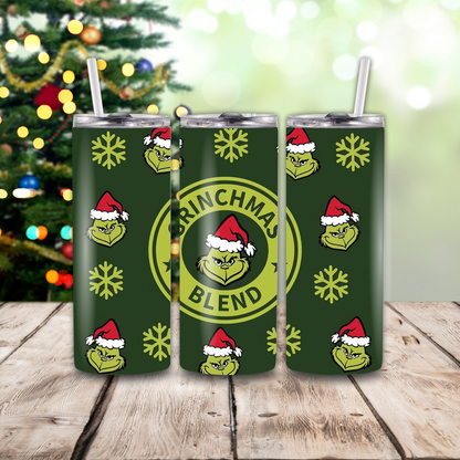 Holiday Season 20 oz Skinny Tumblers