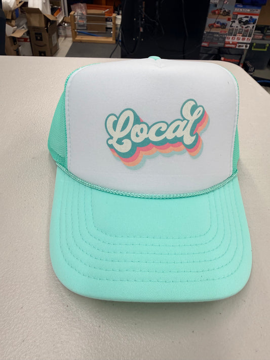 Local-Trucker Hat - Aqua