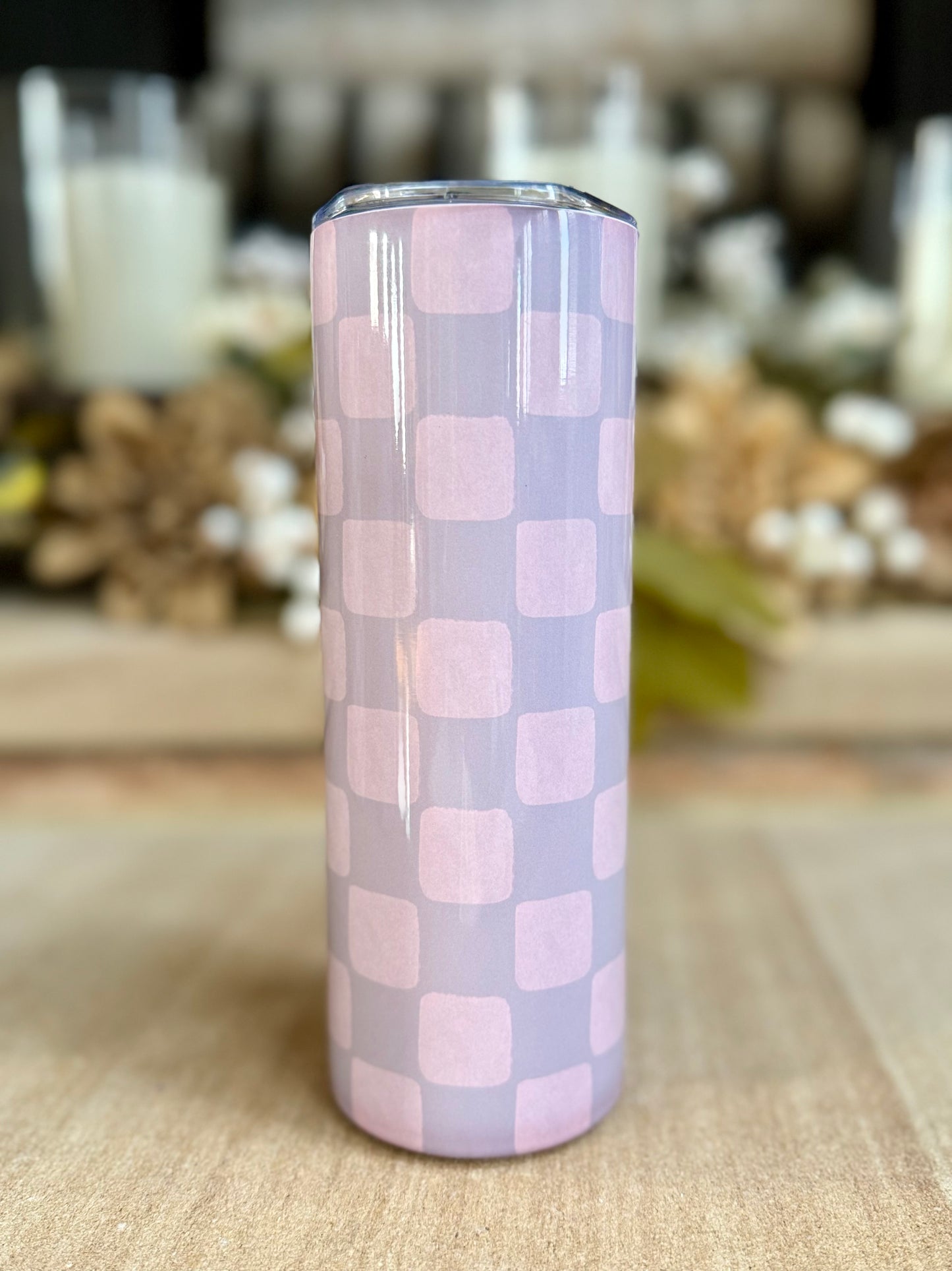 Checkered Skinny Tumbler Collection