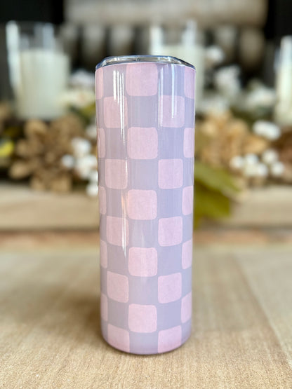 Checkered Skinny Tumbler Collection