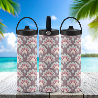 Personalized 20 oz Leak-Proof Water Bottle | Stainless Steel School Tumbler with Handle