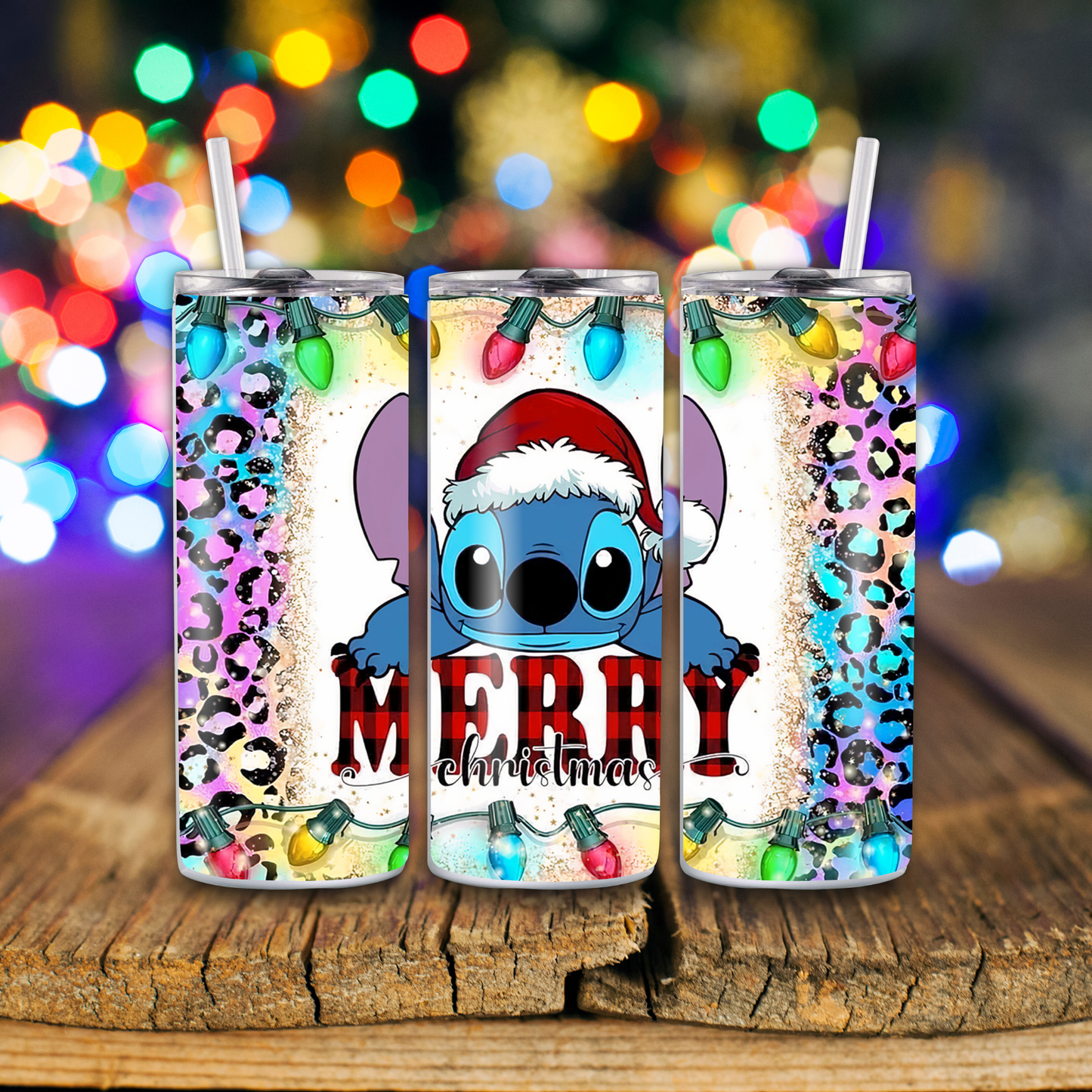 Holiday Season 20 oz Skinny Tumblers