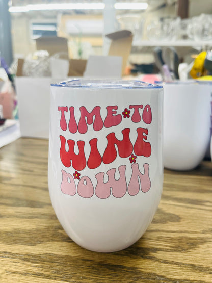 12 oz Wine Tumblers