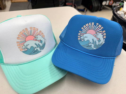 Here Come The Sun Trucker Hat