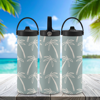 Personalized 20 oz Leak-Proof Water Bottle | Stainless Steel School Tumbler with Handle