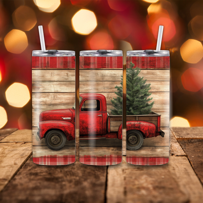 Holiday Season 20 oz Skinny Tumblers