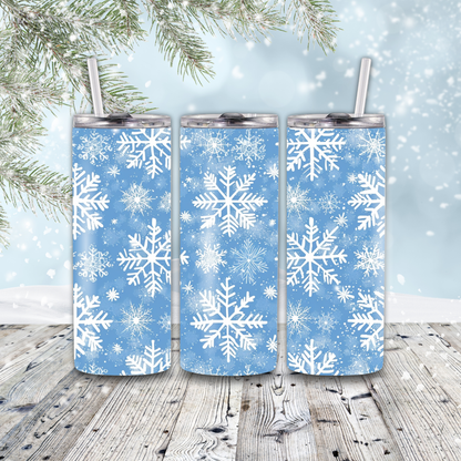 Holiday Season 20 oz Skinny Tumblers