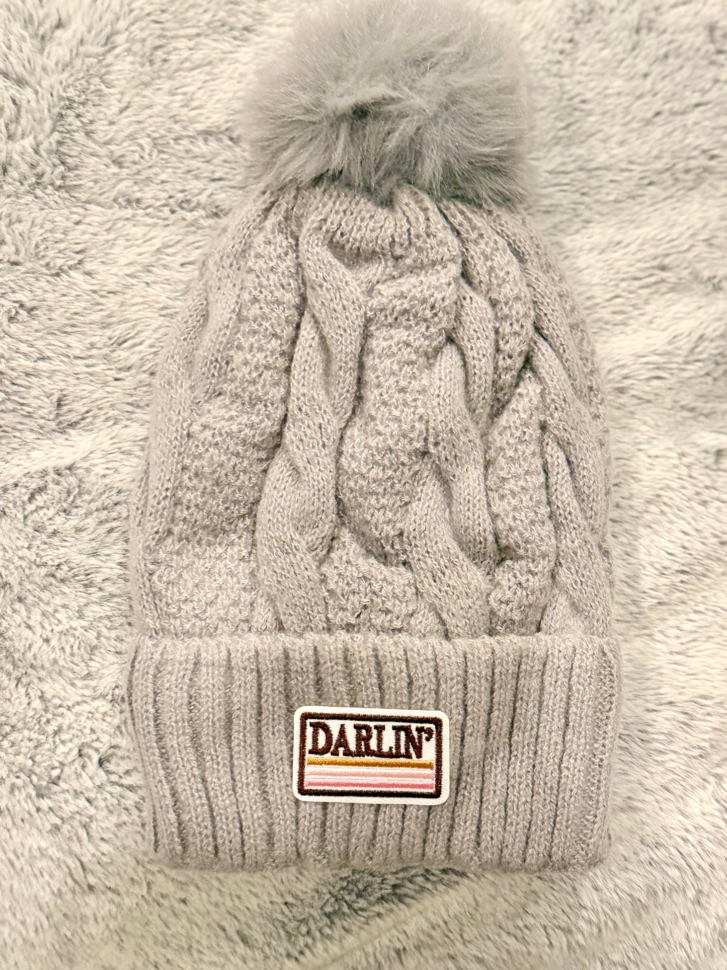 Darlin Pom Beanie Hat