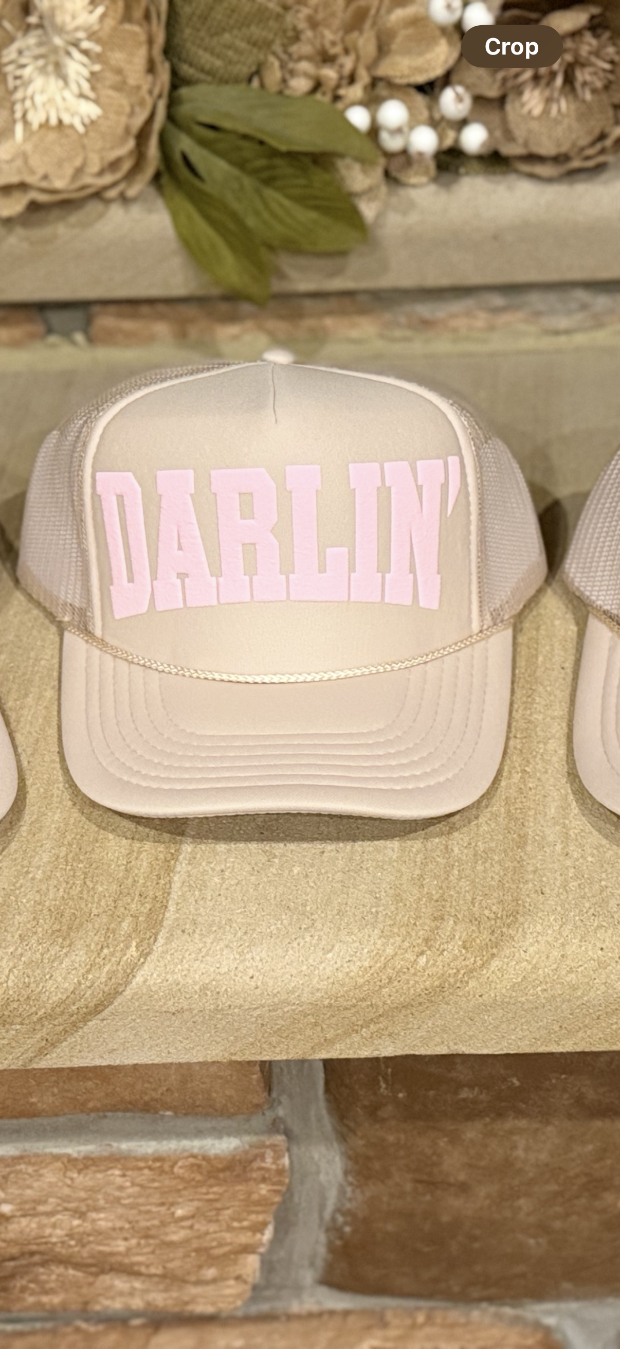 Bold puff vinyl hats made just for you – pick your color & saying!