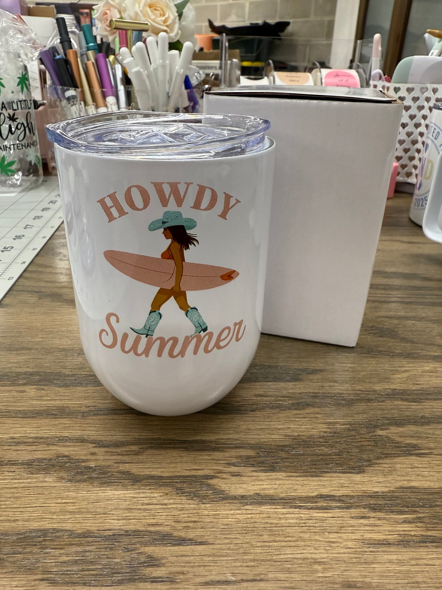 Summer 12 oz Wine Tumblers – Ready to Ship Sale