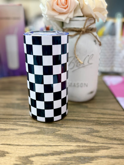 Checkered Skinny Tumbler Collection