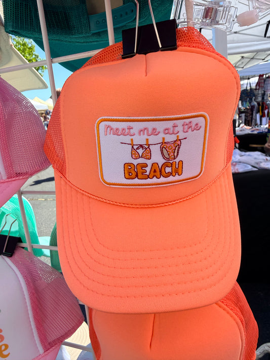 Meet Me at the Beach Trucker Hat