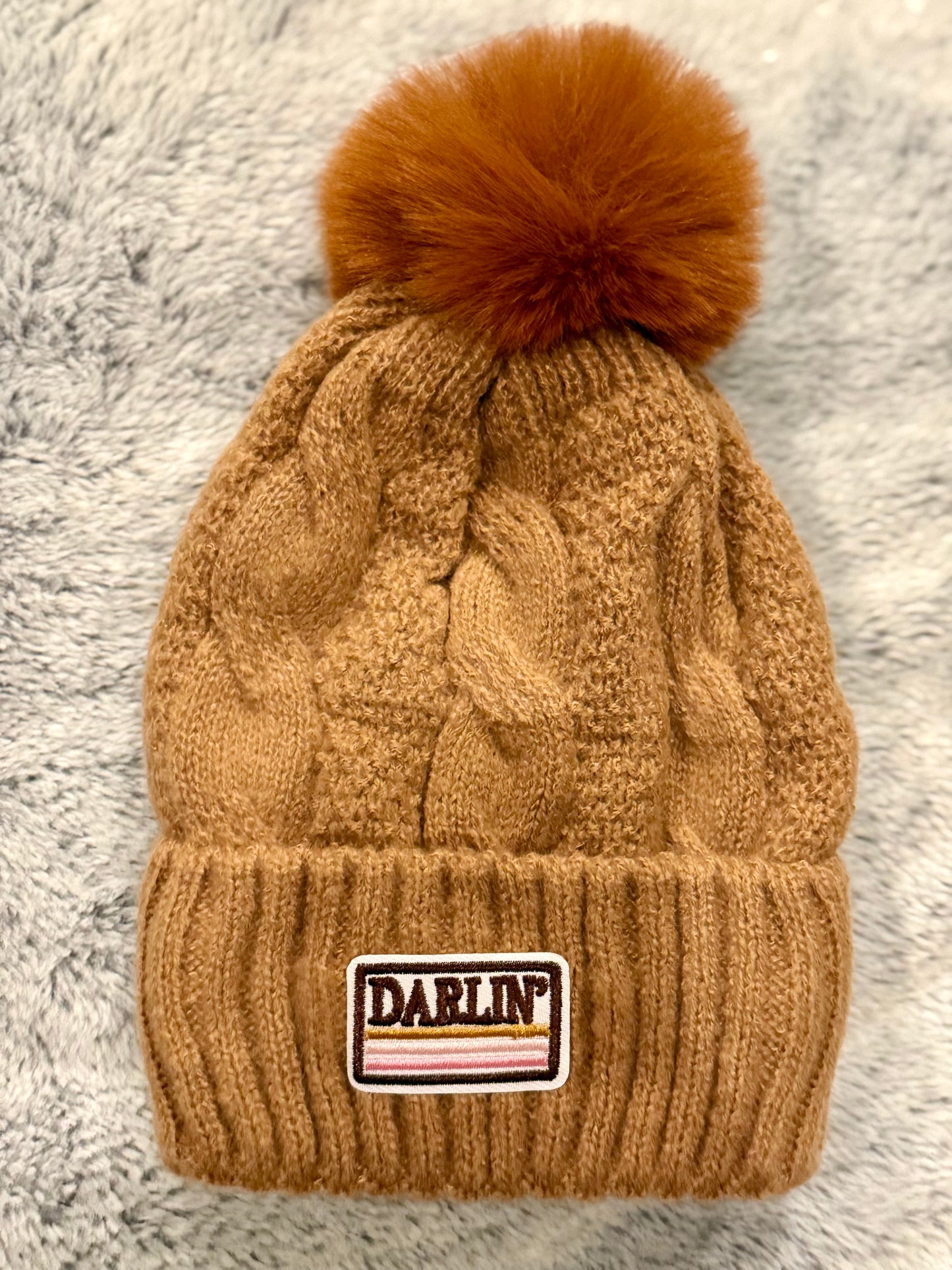 Darlin Pom Beanie Hat