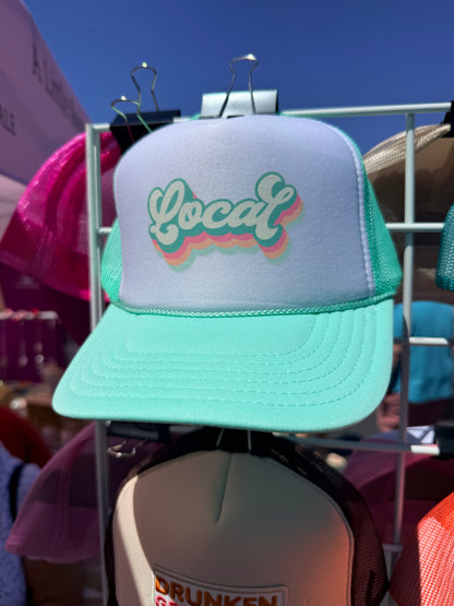 Local-Trucker Hat - Aqua