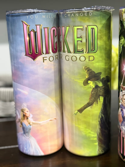 Wicked “For Good” 20oz Skinny Tumbler 💚✨