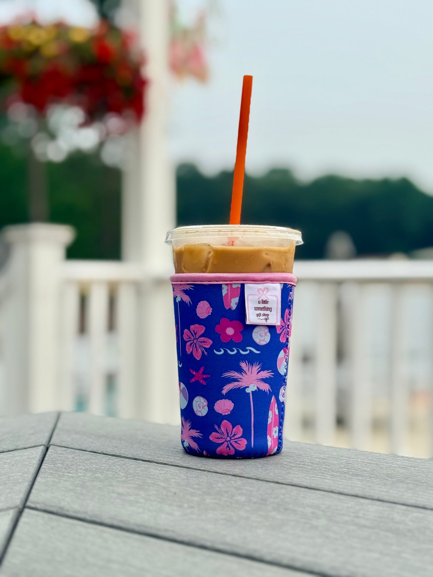 Surfer Girl Coffee Sleeve – Medium (22–24 oz) 🏄‍♀️🌊